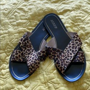 J. Crew slide sandals